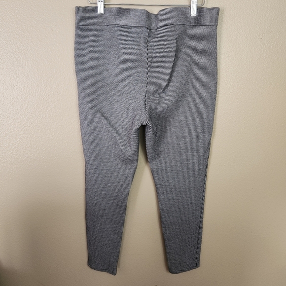 Ann Taylor Womens Side Zip Mini Houndstooth Ponte Knit Ankle Pants-Size 12 - Picture 5 of 8